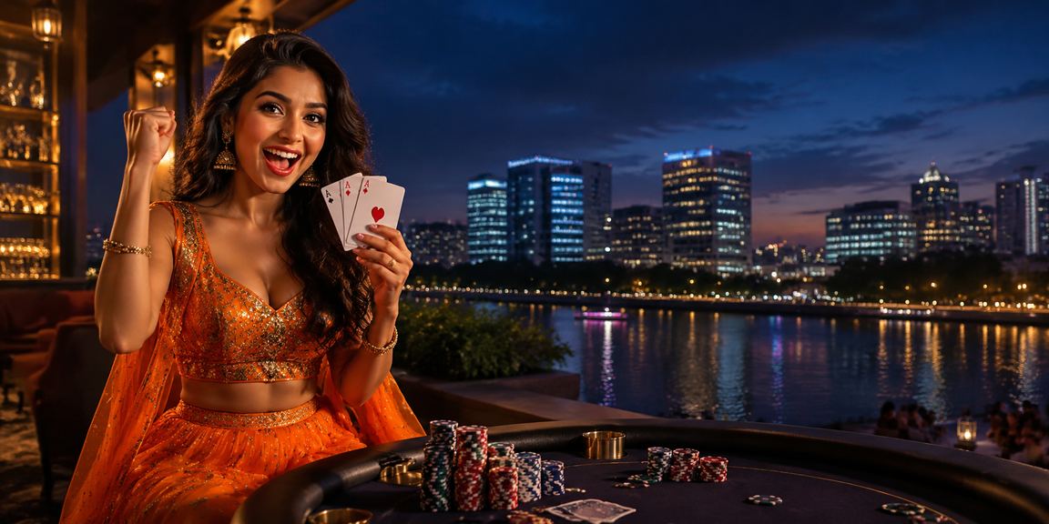 Indian poker game with a model concentrating